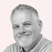 Justin Harper headshot in black & white